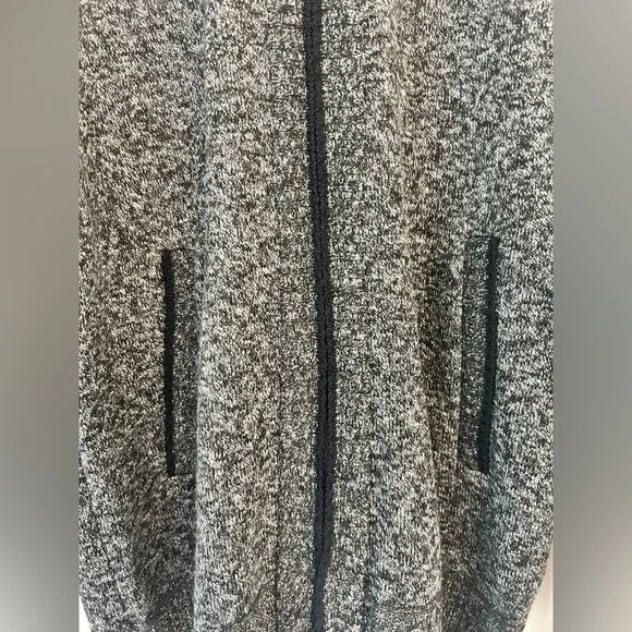 YeoKou Men’s Gray Full-Zip Sweater Jacket with Fleece Lining – Size Small - Picture 3 of 6